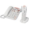 VTech® Amplified Corded/Cordless Answering System with Big Buttons and Display in White - 3 of 4