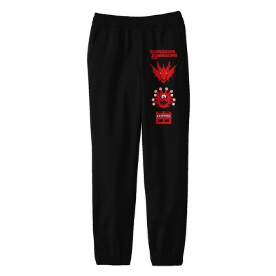 Dungeons & Dragons Black & Red Pajama Pants