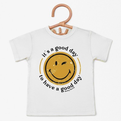 The Juniper Shop SmileyWorld It's A Good Day To Have A Good Day Circle Toddler Short Sleeve Tee