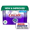 Cascade Platinum Plus Action Pacs Dishwasher Detergent - Lemon - 2 of 4