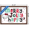 Trends International Hello Kitty: 17 Holiday - Merry Jolly Happy Framed Wall Poster Prints - 3 of 4