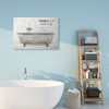 Stupell Industries Happiness is a Bubble Bath Quote Bathroom Tub Chick - 2 of 4