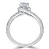 Pompeii3 1 1/6ct Twist Diamond Engagement Ring 14K White Gold - 2 of 4