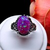 Sahara Fire Opal Statement Ring for Women Oval-Cut Ginger Lyne Collection - 4 of 4