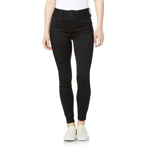 WallFlower Women's Sassy Skinny High-Rise Insta Soft Juniors Jeans (Standard and Plus) - 1 of 3
