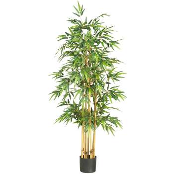 Artificial Bamboo Tree in Pot Black - Nearly Natural