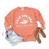 Simply Sage Market Women's  Garment Dyed Graphic Sweatshirt Palm Springs Surf Club - 2 of 2