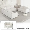 YOOCOZZ Chenille Sectional Sofa Piece with Pillows - 2 of 4