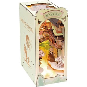 Robotime: Falling Sakura - DIY Book Nook Kits 3D puzzle - 1 of 4