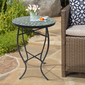 Saint Birch Lori Mosaic Folding Side Table - 1 of 3