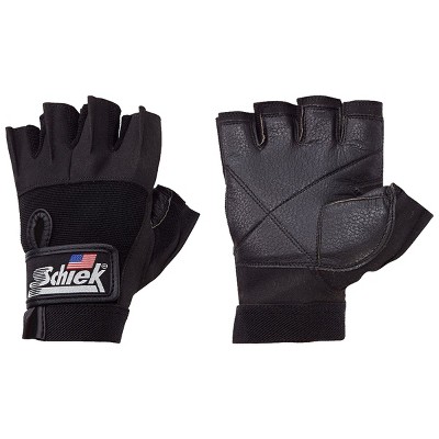 Schiek Sports Model 715 Premium Series Weight Lifting Gloves - Black
