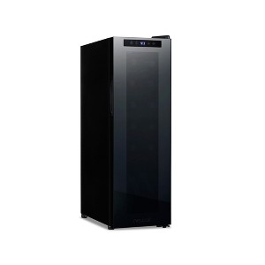 Newair Shadow Series Wine Cooler Refrigerator 12 Bottle, Freestanding Mirrored Wine Fridge - 1 of 4