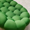MAYEERTY 74.8" Modern Loveseat Bubble 2 Seater Upholstered Sofa Couch 3D Textile Mesh Fabric for Living Room£¬Green - 4 of 4