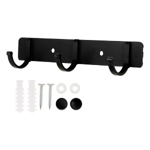 Unique Bargains Bathrooms Coat Rack Wall Hooks for Hanging Hat Rack Towel - 1 of 4