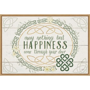 Amanti Art Irish Blessings V by Janelle Penner Canvas Wall Art Print Framed 33 x 23-in. - 1 of 4