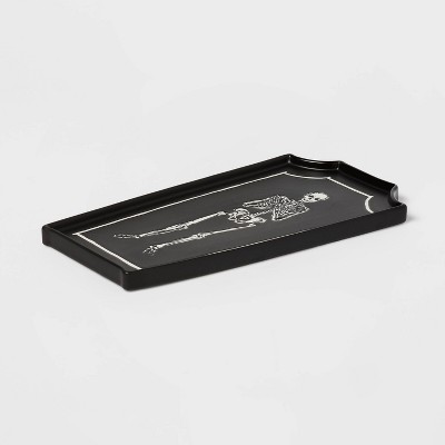 Halloween Skeleton Stoneware Platter - Threshold™