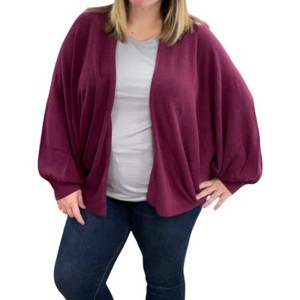 Women's Cocoon Cardigan - White Birch - 1 of 2