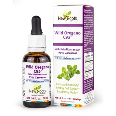 New Roots Herbal - Wild Oregano Oil Supplement - Highest Concentration of Carvacrol - 30 ml