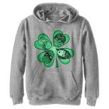 Boy's Marvel St. Patrick's Day Hero Four-Leaf Clover Pull Over Hoodie