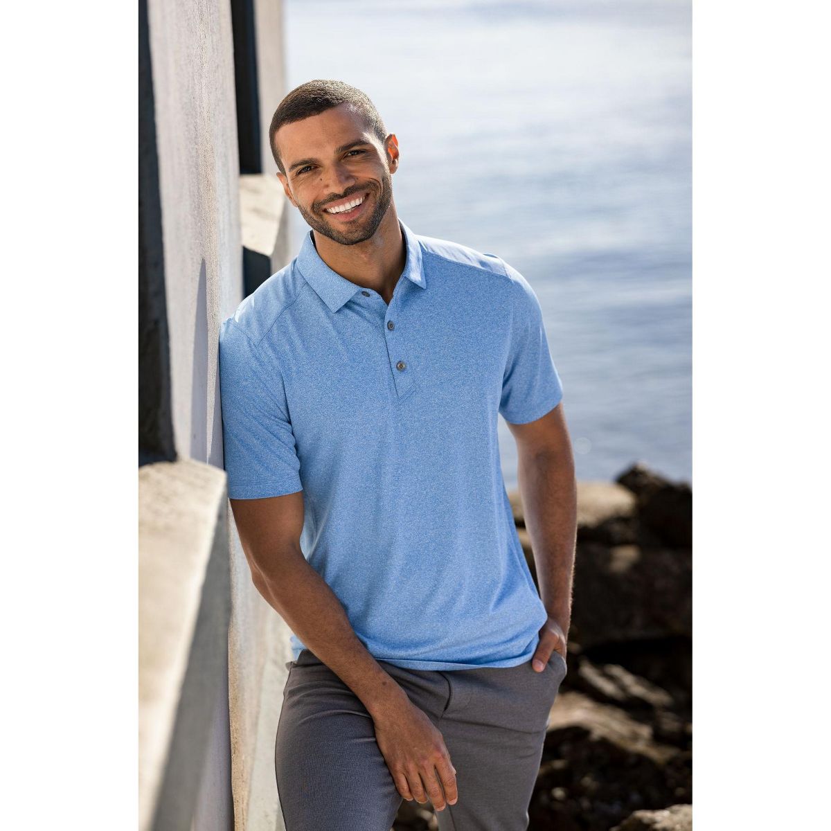 Cutter & Buck Forge Eco Stretch Recycled Mens Polo - thumbnail 2