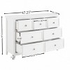 XIYUYEU 7/6 Drawers Dresser for Bedroom,Modern Dresser with Handle,Dressers for Kids Room,Living Room,Entry and Hallway - 3 of 4