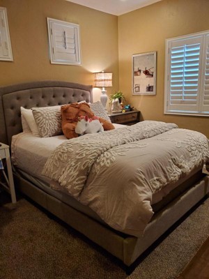 Jerary upholstered shop king bed