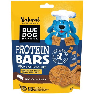 Blue Dog Bakery Protein Bar Bacon Dog Treats - 5oz