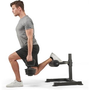 LifePro Bulgarian Split Squat Stand Max - Durable and Lightweight Support with 7 Adjustable Heights and Cushioned Padding for Comfortable Training - 1 of 4