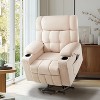 Large Power Lift Recliner Chairs for Elderly,Cupholder,Remote Control,Side Pockets - 2 of 4