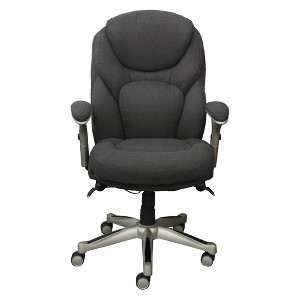 Works Executive Office Chair with Back In Motion Technology Dark Gray - Serta