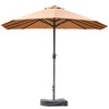 Outsunny 15ft Patio Umbrella Double-Sided Outdoor Market Extra Large Umbrella with Crank Handle for Deck, Lawn, Backyard and Pool - 4 of 4