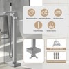 Freestanding Bathtub Faucet, Floor-Mount Tub Filler Chrome,Standing Tub Faucet - 3 of 4