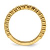 Black Bow Jewelry 2.5mm 14k Yellow Gold 1/10 Ctw Diamond Stackable Band - 2 of 4