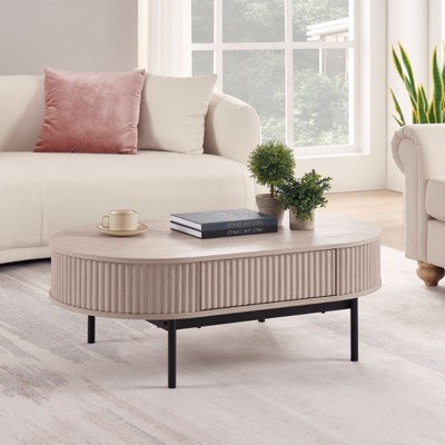 unipaws Curved Profile Modern Center Table
