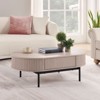 unipaws Curved Profile Modern Center Table - 3 of 4