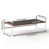 Coffee Table Modern with Flip Top and Stainless Steel Frame for Living Room 48.43in-3irtyhousy - 4 of 4