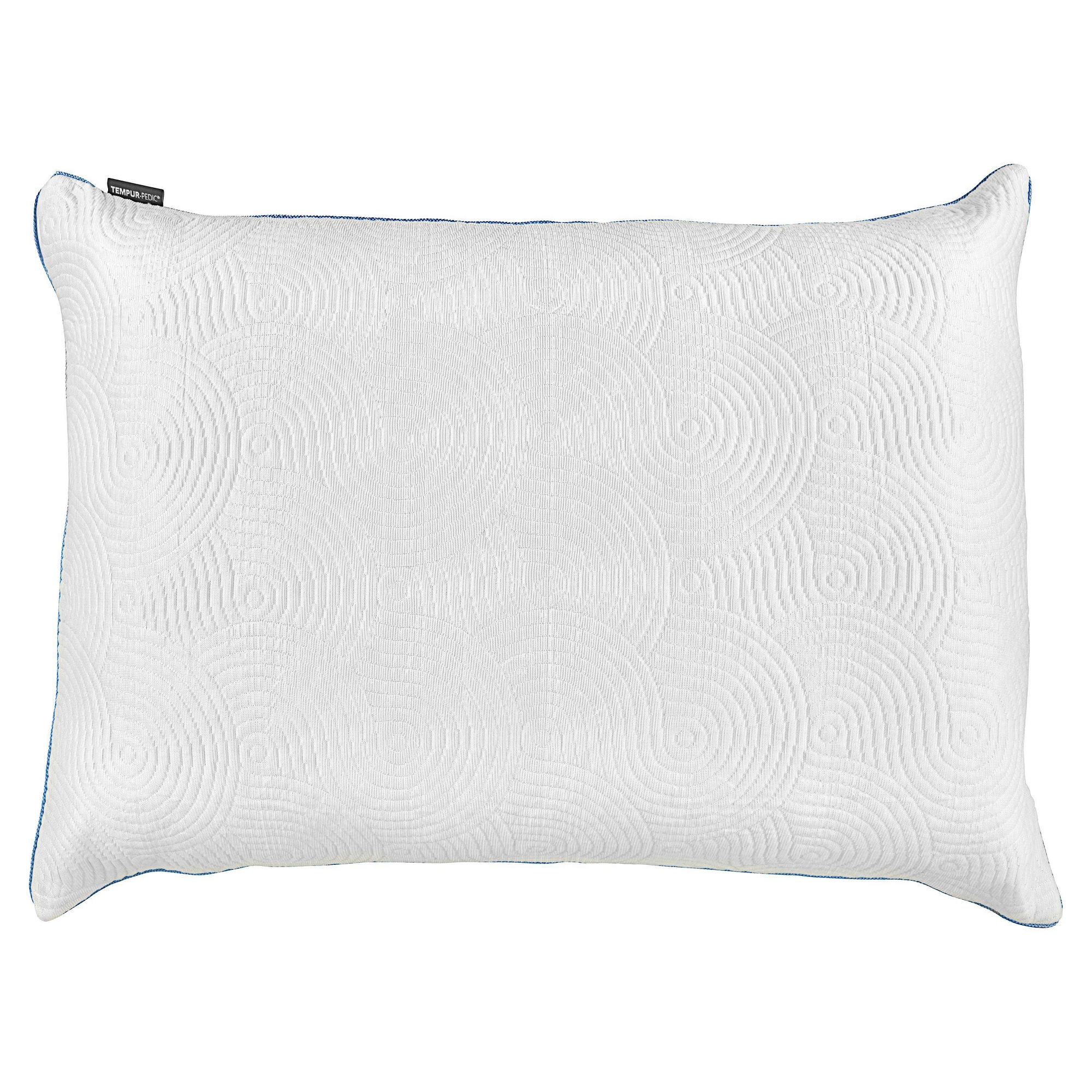 Tempur-Pedic Standard/Queen Cool Luxury Pillow Protector with Zipper Closure: Machine Washable, Ribbed Polyester-Nylon Blend