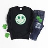 Simply Sage Market Women's Graphic Sweatshirt Clover Leopard Smiley Face St. Patrick's Day - 3 of 3