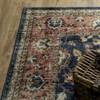 Oriental Weavers Sumter SUM04 Blue/ Rust Indoor Area Rug - 5' x 7' - 4 of 4