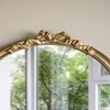 FONTOI Round Decorative Wall Mirror with Intricate Frame Design and Artistic Baroque Accent for Bedroom or Living Spaces, Gold, 30"*1.6"*32.1" - 3 of 4