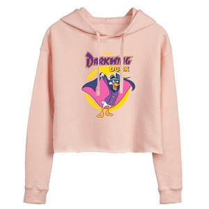 Women's - Disney - Darkwing Duck Cropped Graphic Hoodie - 1 of 3