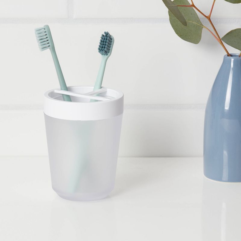 Toothbrush Holder Frosted - Room Essentials&#8482;, 2 of 7