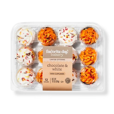 Harvest Assorted Mini Cupcakes - 10oz/12ct - Favorite Day™