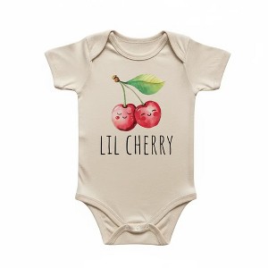 Cherry Fruit Newborn Baby Onesie® Bodysuit - 1 of 4