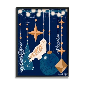 Stupell Industries Geometric Winter Owl, 24'' x 30'' - 1 of 4