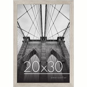 Americanflat 20x30 Poster Frame in Drift Wood with Polished Plexiglass - Horizontal and Vertical Formats with Included Hanging Hardware - 1 of 4