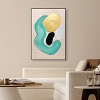 Art Remedy Abstract Earring Contemporary Shapes Abstract Wall Art Framed - 2 of 4