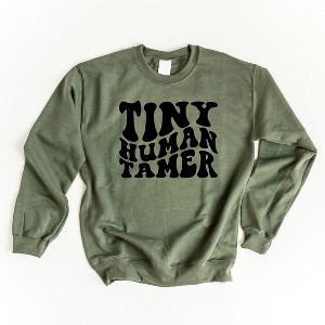 Simply Sage Market Women's Graphic Sweatshirt Tiny Human Tamer - 1 of 3