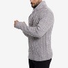 X RAY Men's Cable Knit Cowl Neck Sweater - 3 of 4