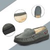Alpine Swiss Yukon Mens Genuine Suede Shearling Slip On Moccasin Slippers - 3 of 4